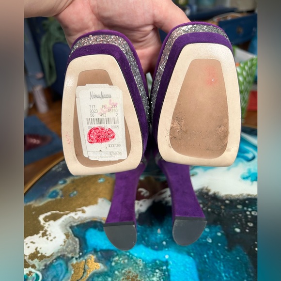 Miu Miu purple suede pumps - Size 8.5. NWT - Picture 7 of 8